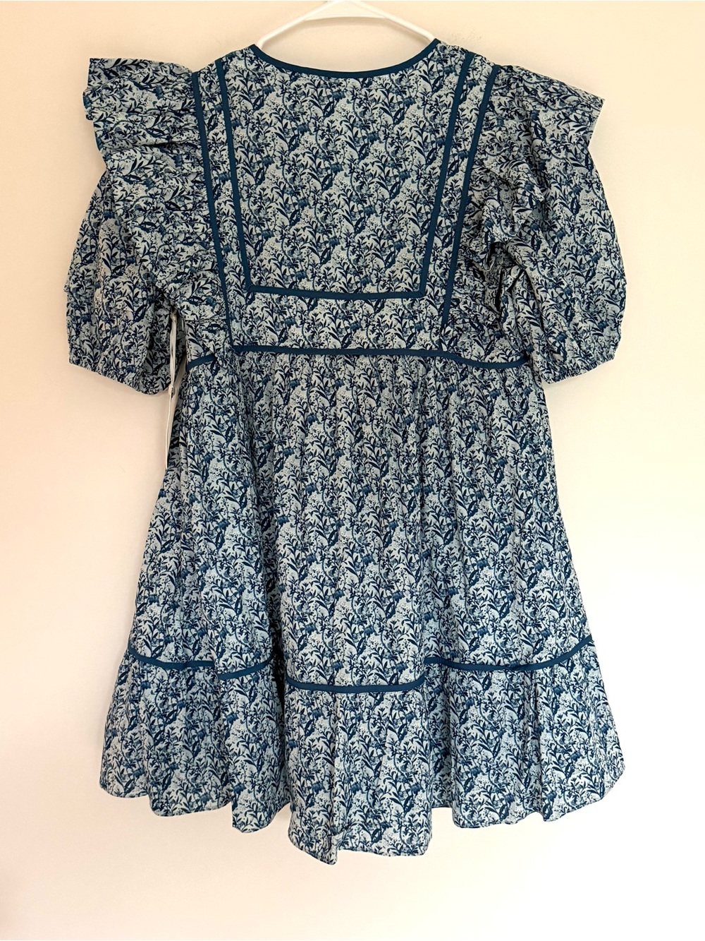 HYACINTH HOUSE Tuckernuck Rosaleigh Blue Floral Mini Dress - Picture 8 of 9